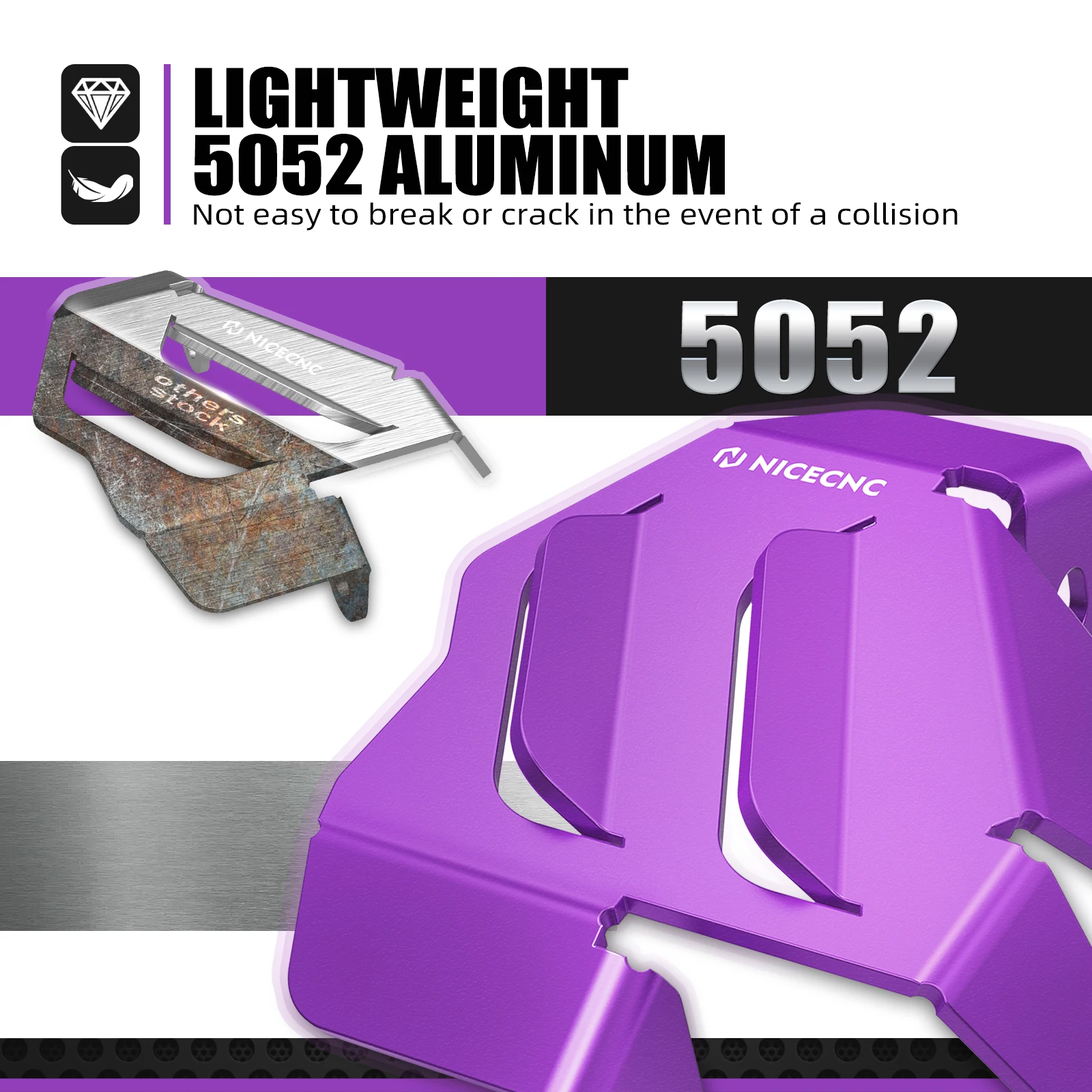 NICECNC لـ Surron Light Bee X S L1E دراجة ترابية كهربائية أمامية الفرامل الفرجار الحرس حامي الألومنيوم ل Segway X160 X260 2024 #4