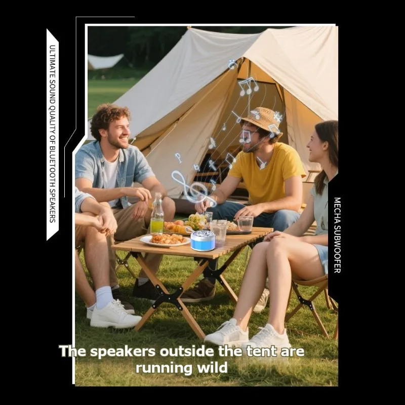 

ELECT-высококачественный портативный мини-динамик Bluetooth с красочной светодиодной подсветкой — идеально подходит для использования в помещении и на открытом воздухе