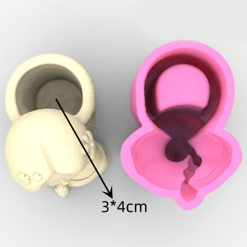 Рисунок 3 - Силиконовая форма для горшка с боковыми волосами