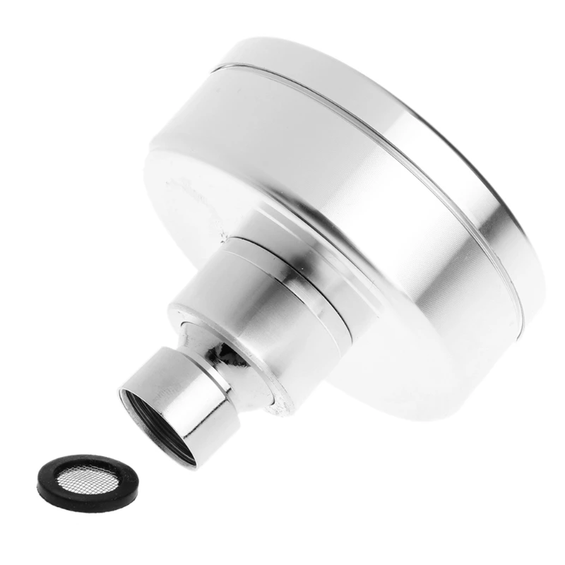 Cabeça de chuveiro pressurizada de alumínio, 3. bico de 2 polegadas, aspersor de banheiro para hotel