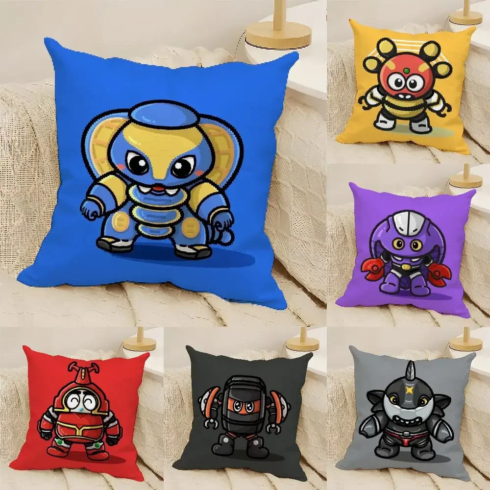 Classic Anime BB-Robo Kabutack Pillow Case linen pillow case sofa home decor cushion cover cushion cove view 5