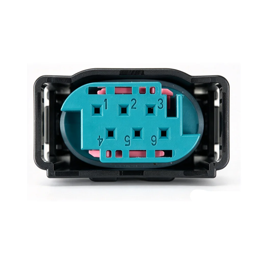 6 Pin Automotive Waterproof Connector Throttle Valve Sensor Connector 1-967616-1 Accelerator Pedal Plug 9-967616-1 For Benz BMW