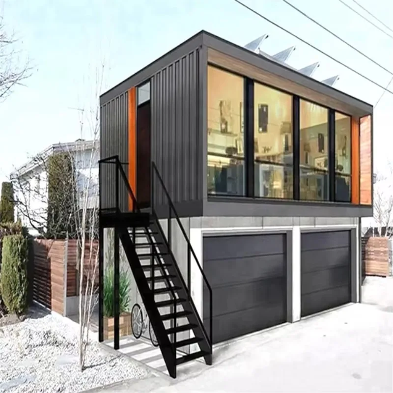 On Site Office Foldable Prefab Cabin Reasonable Space Planning Work Storage Integrated Design Portable Field Office House