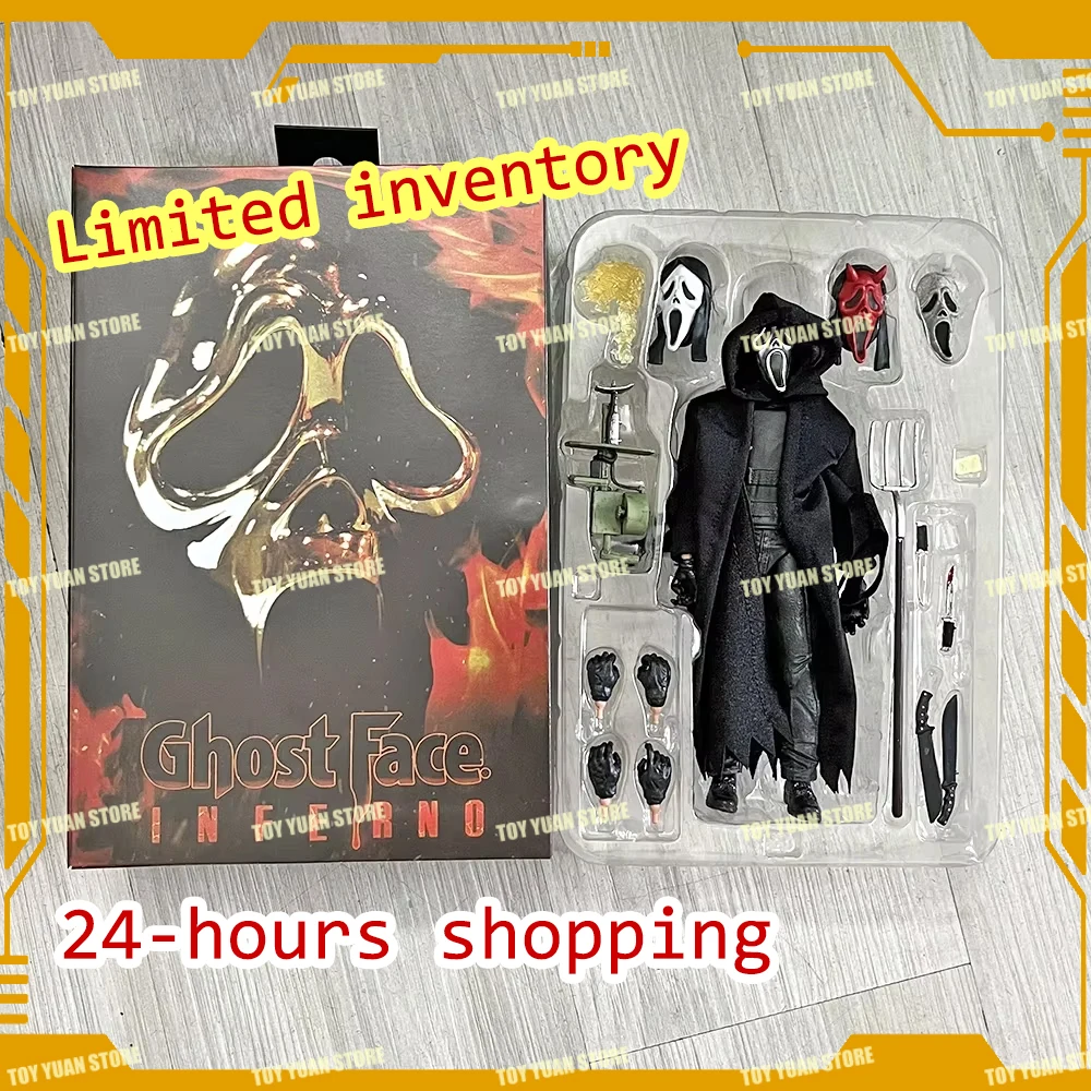 

In Stock Anime GhostFace Figure Horror Ghost Nun Action Figures Toys Doll for Halloween Party Christmas Gift Customized Toy