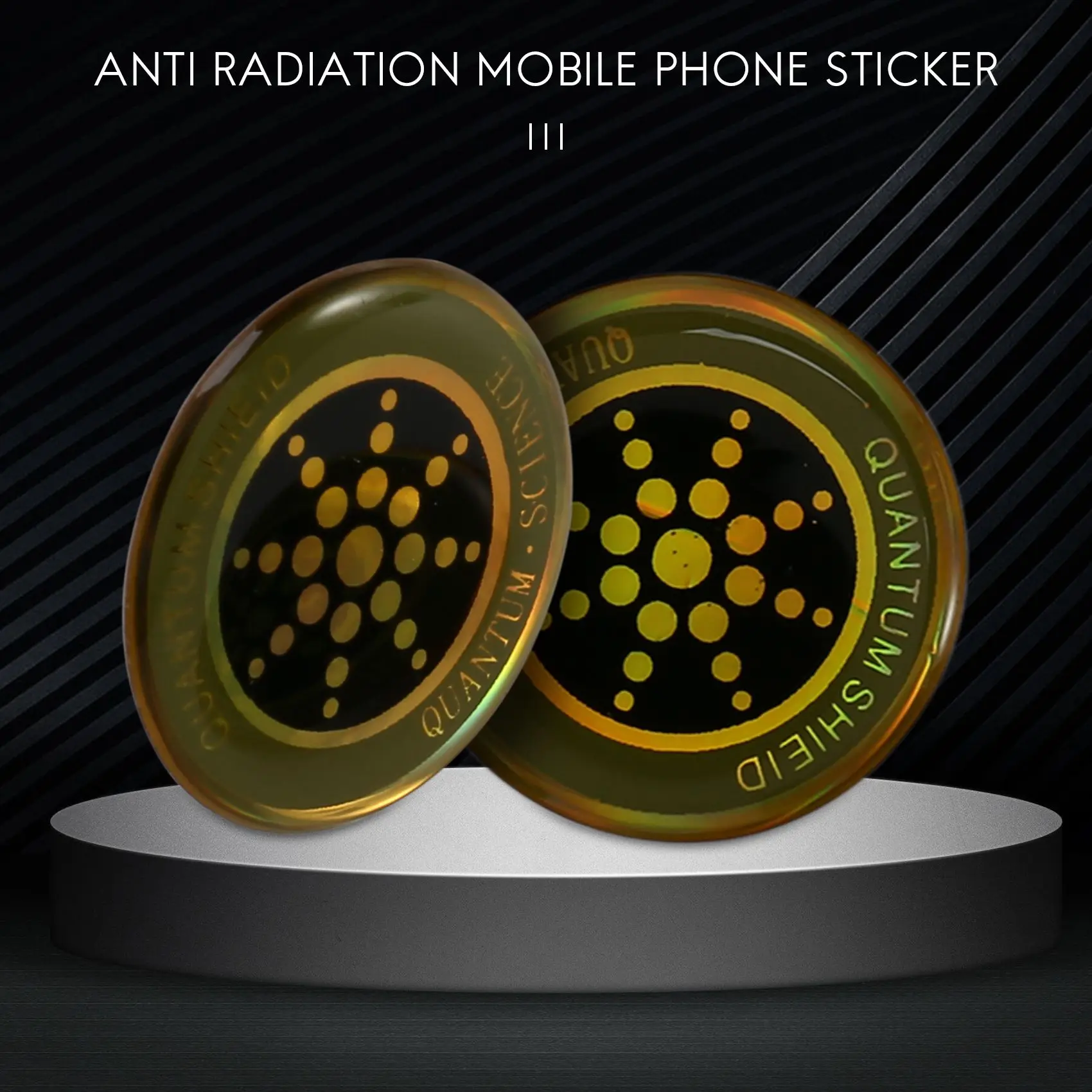 AT08 nuevo 10 Uds pegatina de protección Emf pegatina antiradiación para teléfono celular para teléfonos portátiles y todos los dispositivos electrónicos