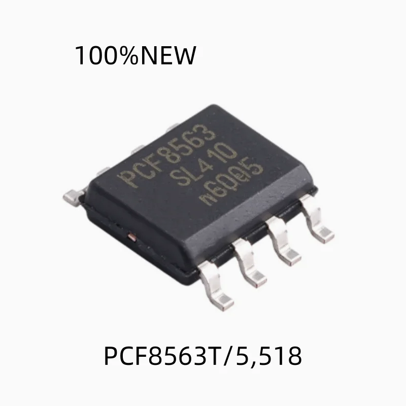 (10Pcs) 100% New Pcf8563T/5,518 Pcf8563T Pcf8563 Sop-8 2-Wire Serial Clock/Calendar Real-Time Clock Timing Chip Ic