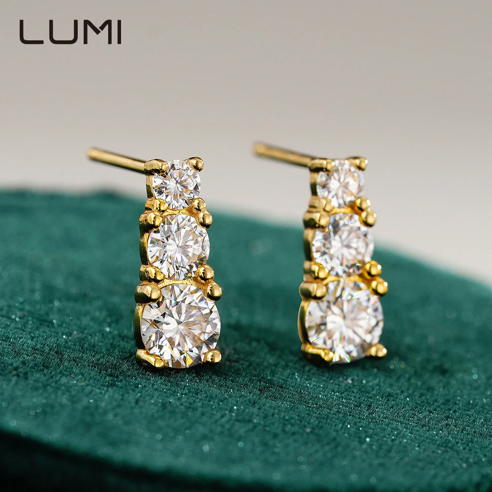 

5mm D Color Moissanite Diamond Classic 925 Sterling Silver Stud Earring for Women Super Beautiful Daily Wear