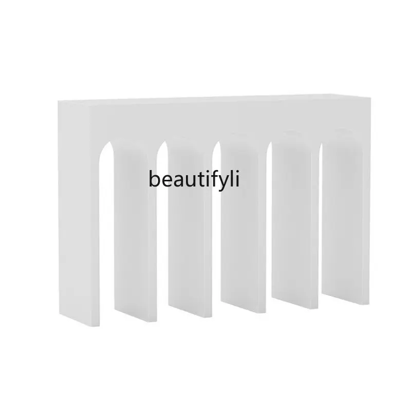 

yj Console Entrance Foyer Nordic Simple Modern Fashion Personality and Creativity Paint Console Tables