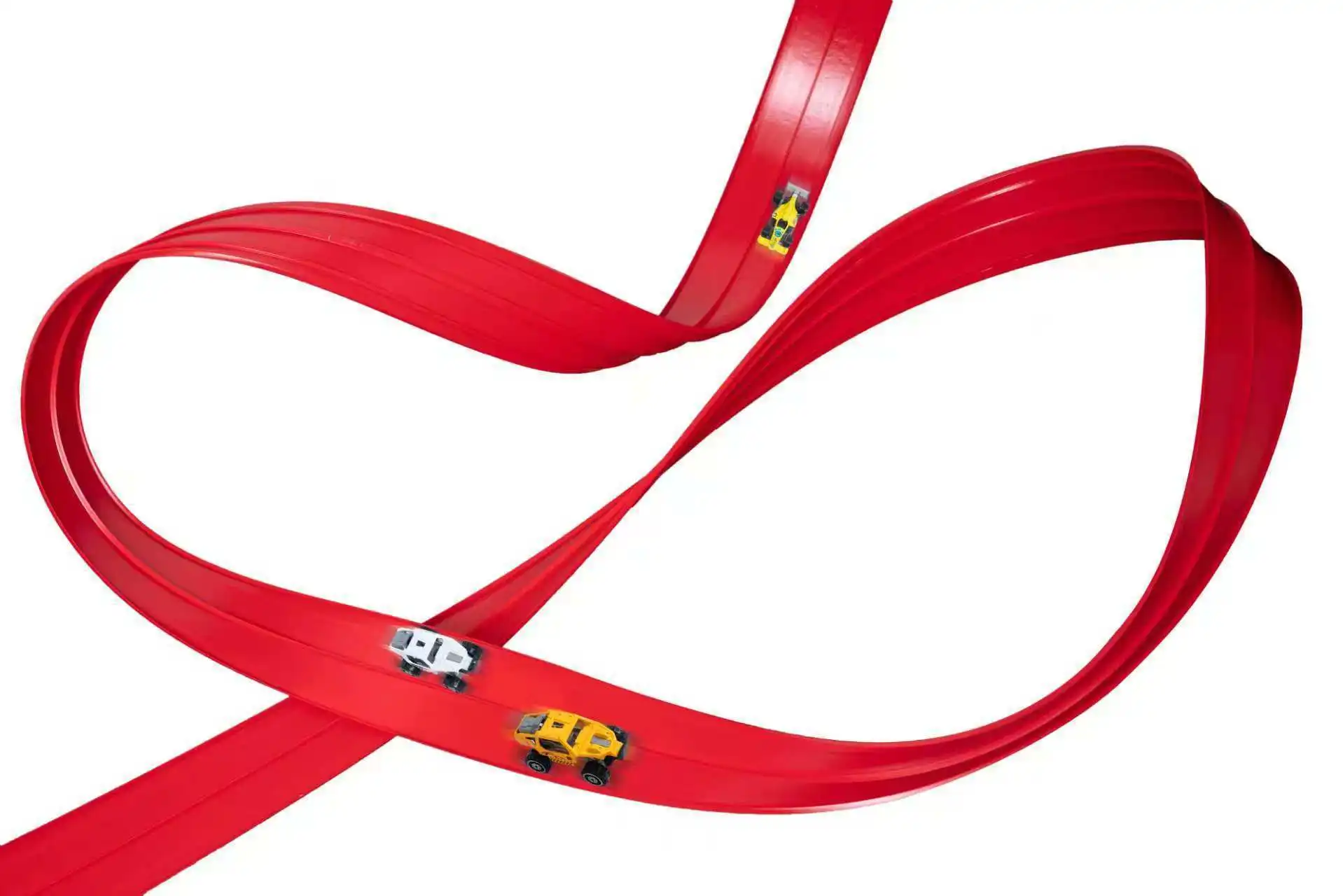 Zestaw do samodzielnego montażu miękkiej toru wyścigowego |   Samochód inercyjny dla dwóch osób