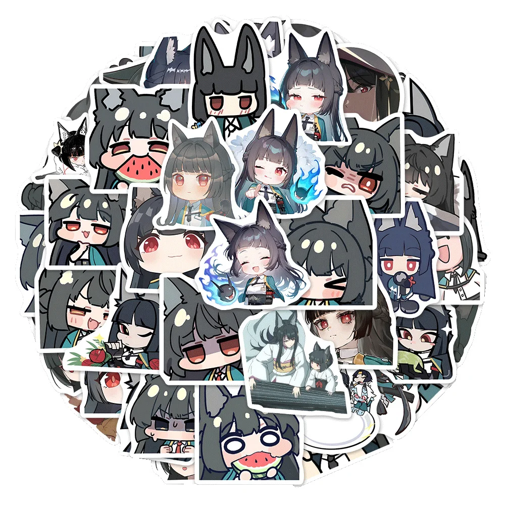 Sunsyea Zenless Zone Zero Merch Fans Collection Character Hoshimi Miyabi Stickers 56 Pieces