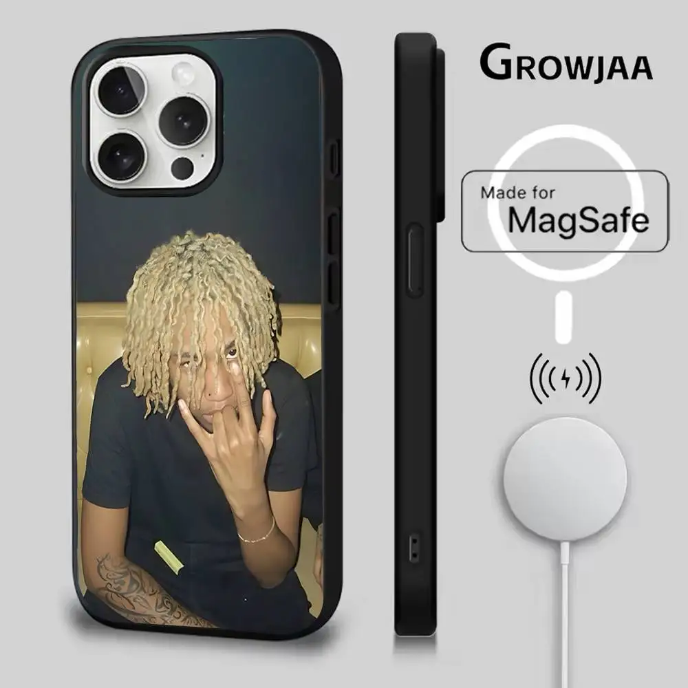Rapper Rich A-Amiri Phone Case For iPhone 17,16,15,14,13,12,11,Pro,Max,Plus,Mini,SE4,E Magnetic Magsafe Wireless Charging