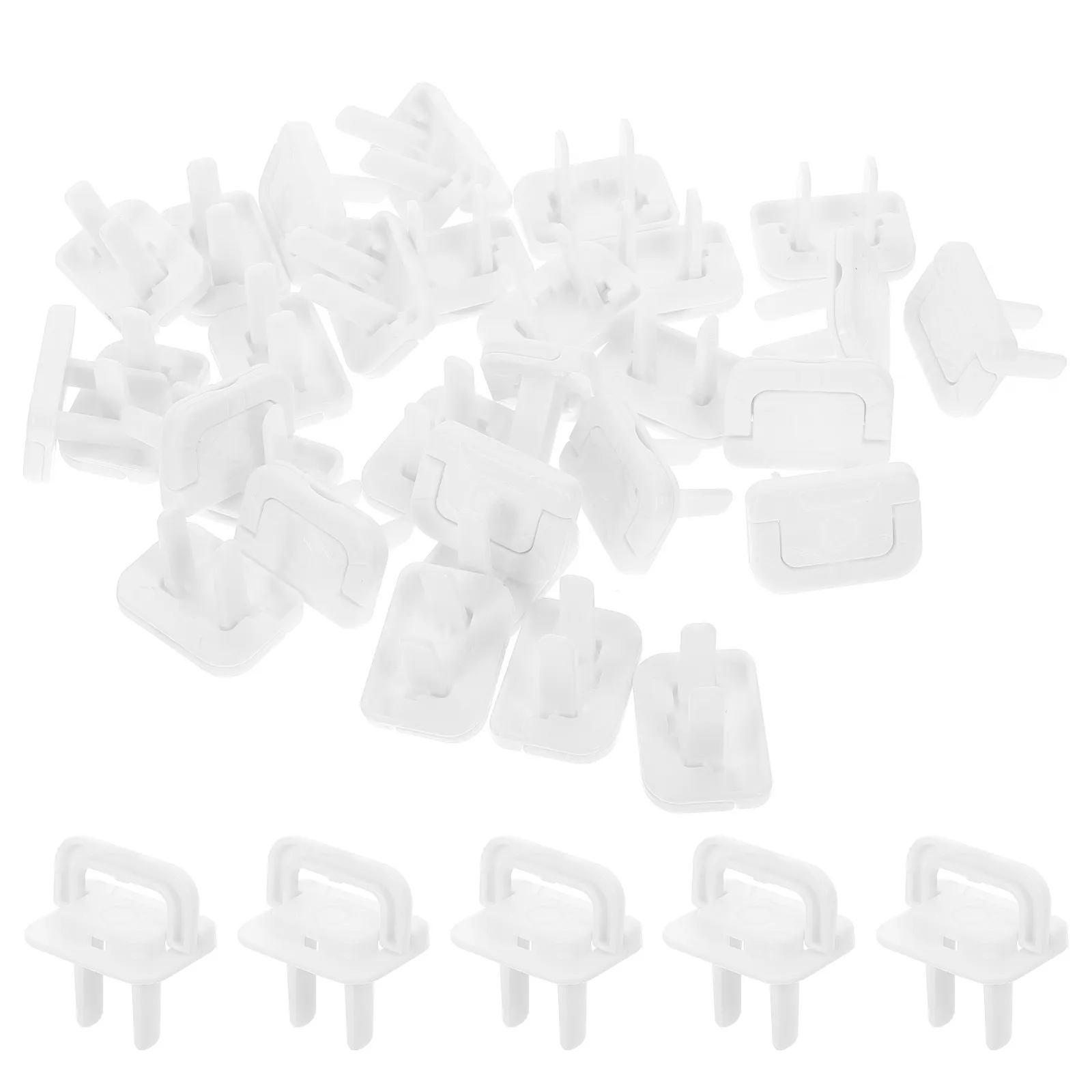 

30Pcs Anti Electric Shock Outlet Safety Covers Baby Proof Socket Protectors Childproof Electrical Outlet Covers for Home Safety