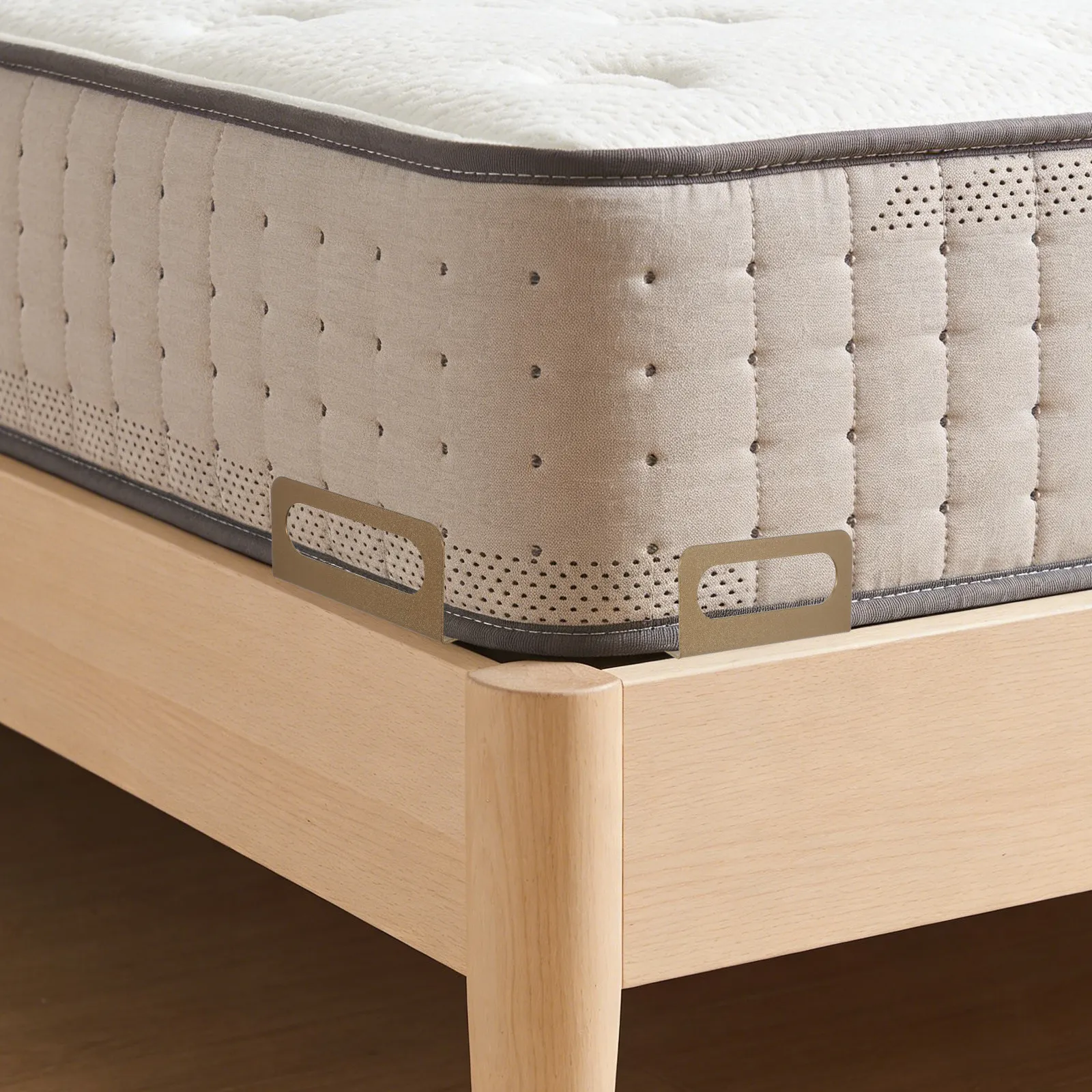 2Pcs Mattress Stabilizer Bar Heavy Duty Non Slip Mattress Stopper for Bed Frame Sofa Cushion Secure Hold Sofa Stopper