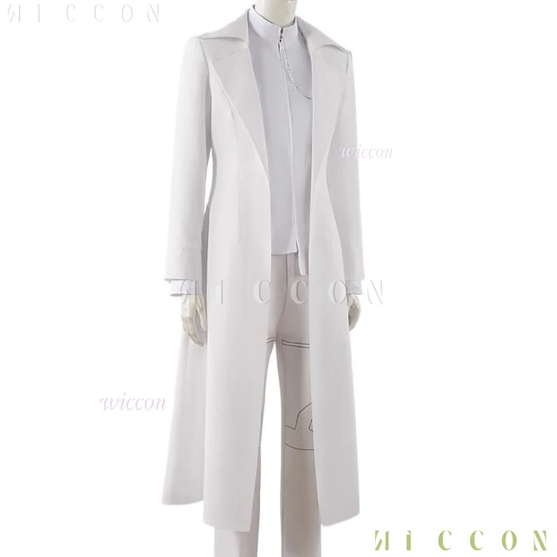 Halloween Costumes Anime Alien Stage R6 Ivan Cosplay Wig White Suit Coat Pants Halloween Party iDOL Singing Uniforms Men Women S