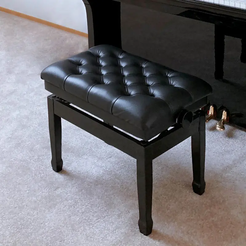 Adjustable Height Piano Stool Solid Wood Minimalist Digital Piano & Guzheng Seat Single/Double Seater Music Bench Ergonomic Seat