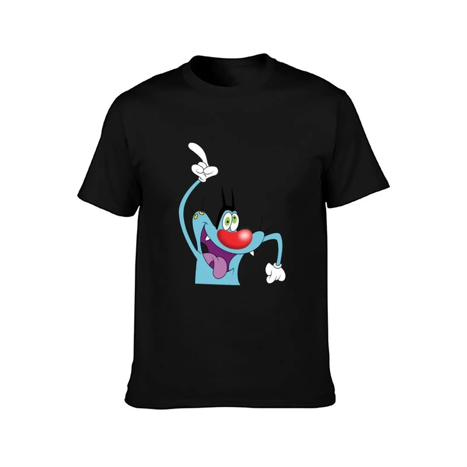 Oggy And The Cockroaches (93) T-Shirt Classic Print Short Sleeve Shirt