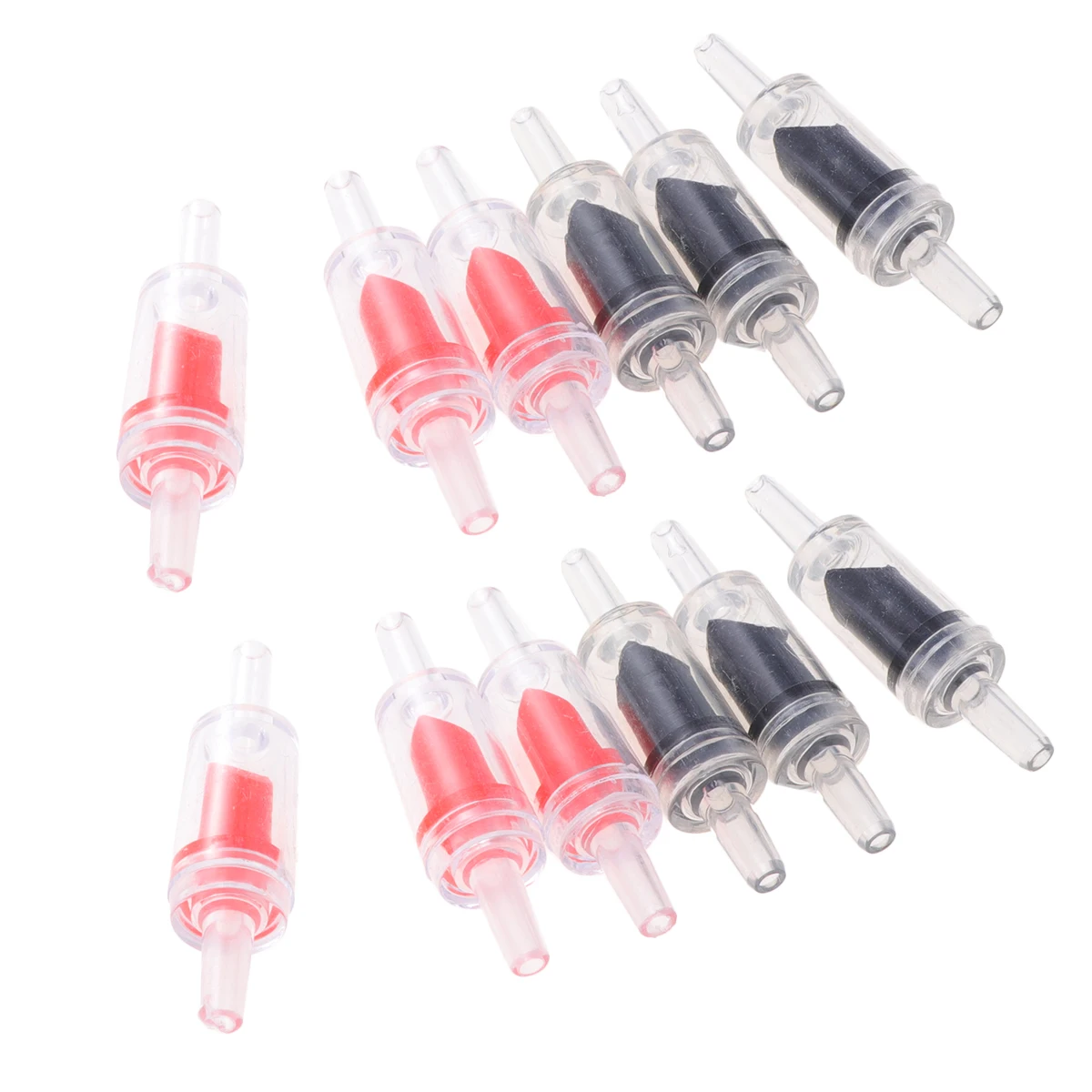 

16Pcs Transparent Aquarium Check Valve Plastic One Way Valve for Fish Tank Air Pump Prevents Water Backflow Easy to Clean Repair