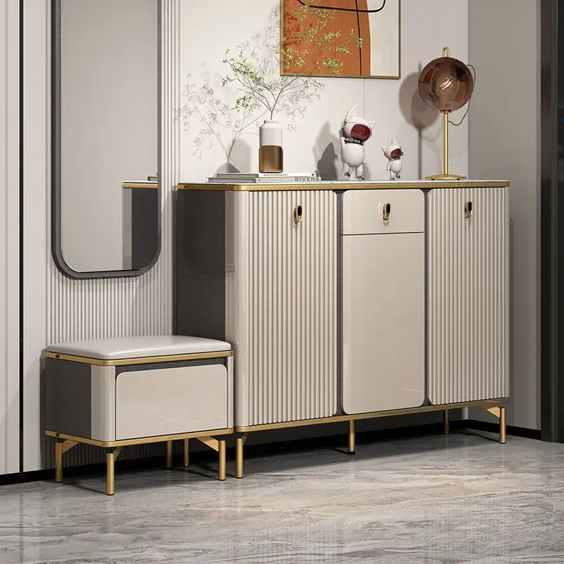 

Wall-to-door multi-functional large-capacity shoes