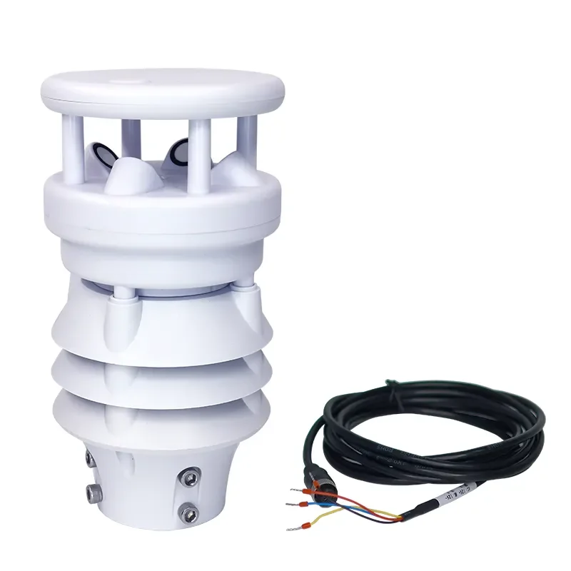 XF500 Compact Weather Station 5 in 1 Temperature Humidity Wind Speed Wind Direction and Atmospheric Pressure in stock