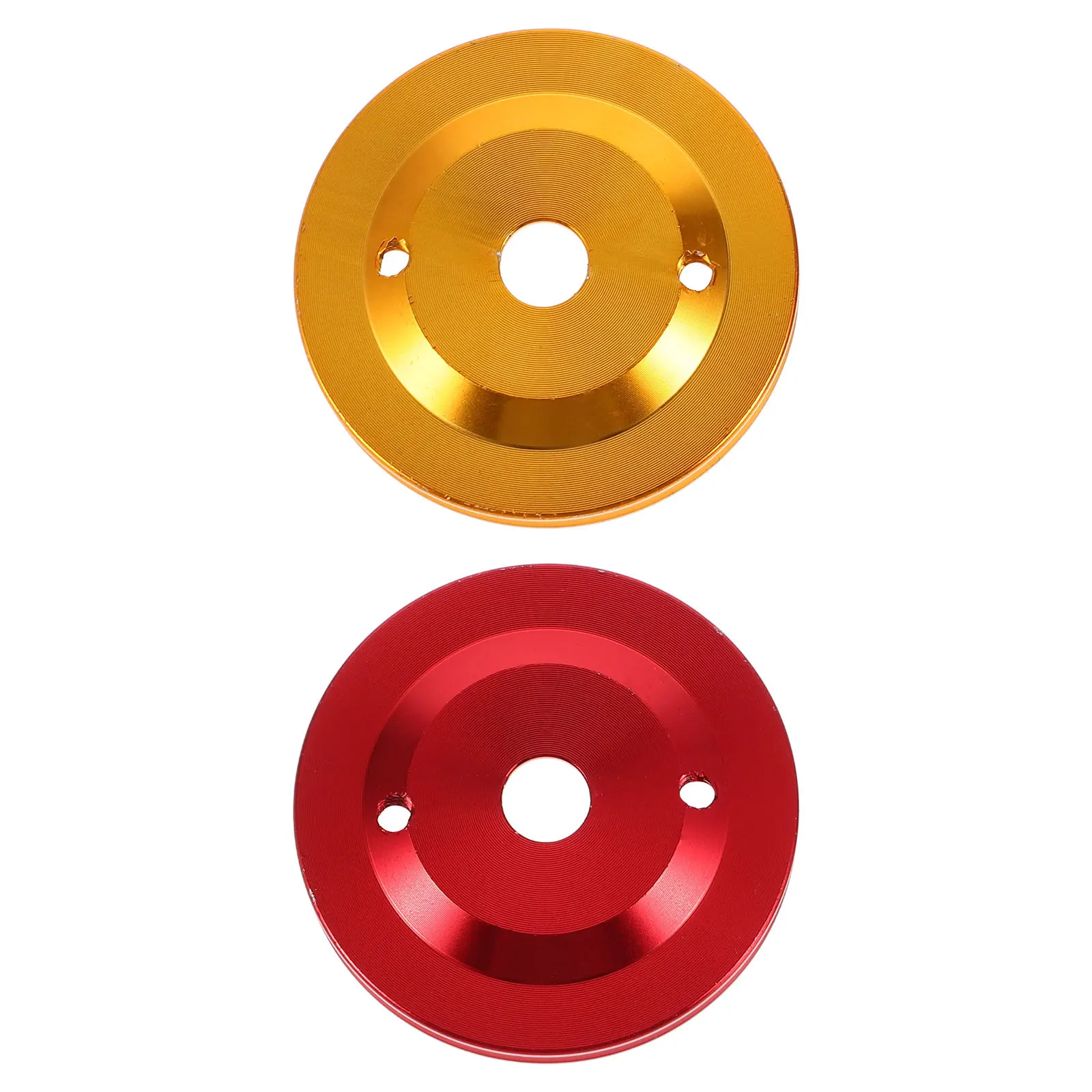 

2Pcs Bike Headset Cap Aluminum Alloy Bowl Cover for Secure Seat Fixing Versatile Compatibility Sturdy Lightweight Cycling