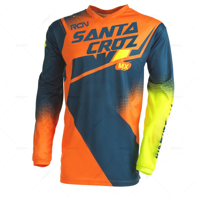 Rcn Racing Mx Enduro Radtrikot DH Motocross Downhill-Anzug BMX Mountainbike-Trikots Camiseta MTB Atmungsaktives Shirt