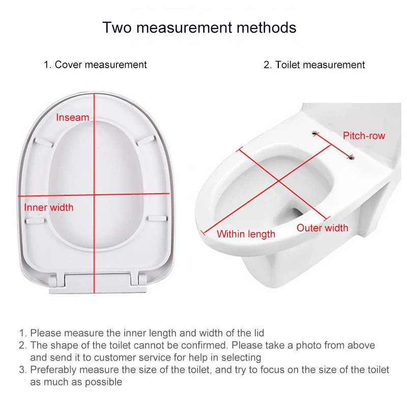 Home universal seat toilet lid with thick plate seat cushion ring to slow down U, V, O new and old accessories lid seat toilet