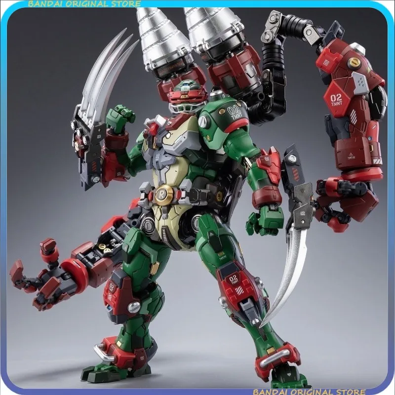 

【В НАЛИЧИИ】JOYTOY HEATBOYS Raphael, серия механических черепах, готовая модель изделия из сплава, 1/100 фигурки, коллекционные фигурки