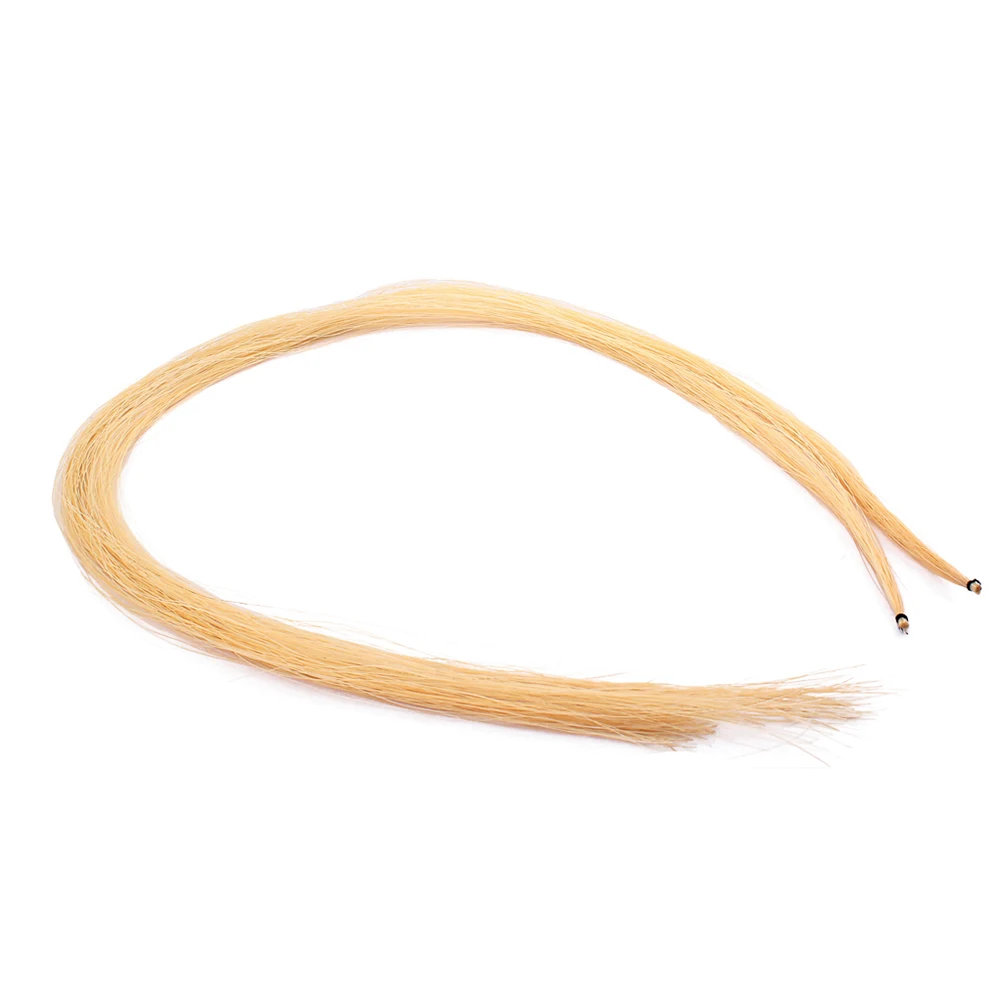 

2 Hanks Violin Bow Hair Full Length Mongolian Stallion Horse Hair Professional for Violin Viola Bow Accessories