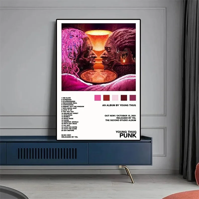 Canvas Print Wall Art Newly Pop Singer Music Album Cover Poster Set Ken Carson Don Toliver GAG Hip Hop Rapper Room Decor