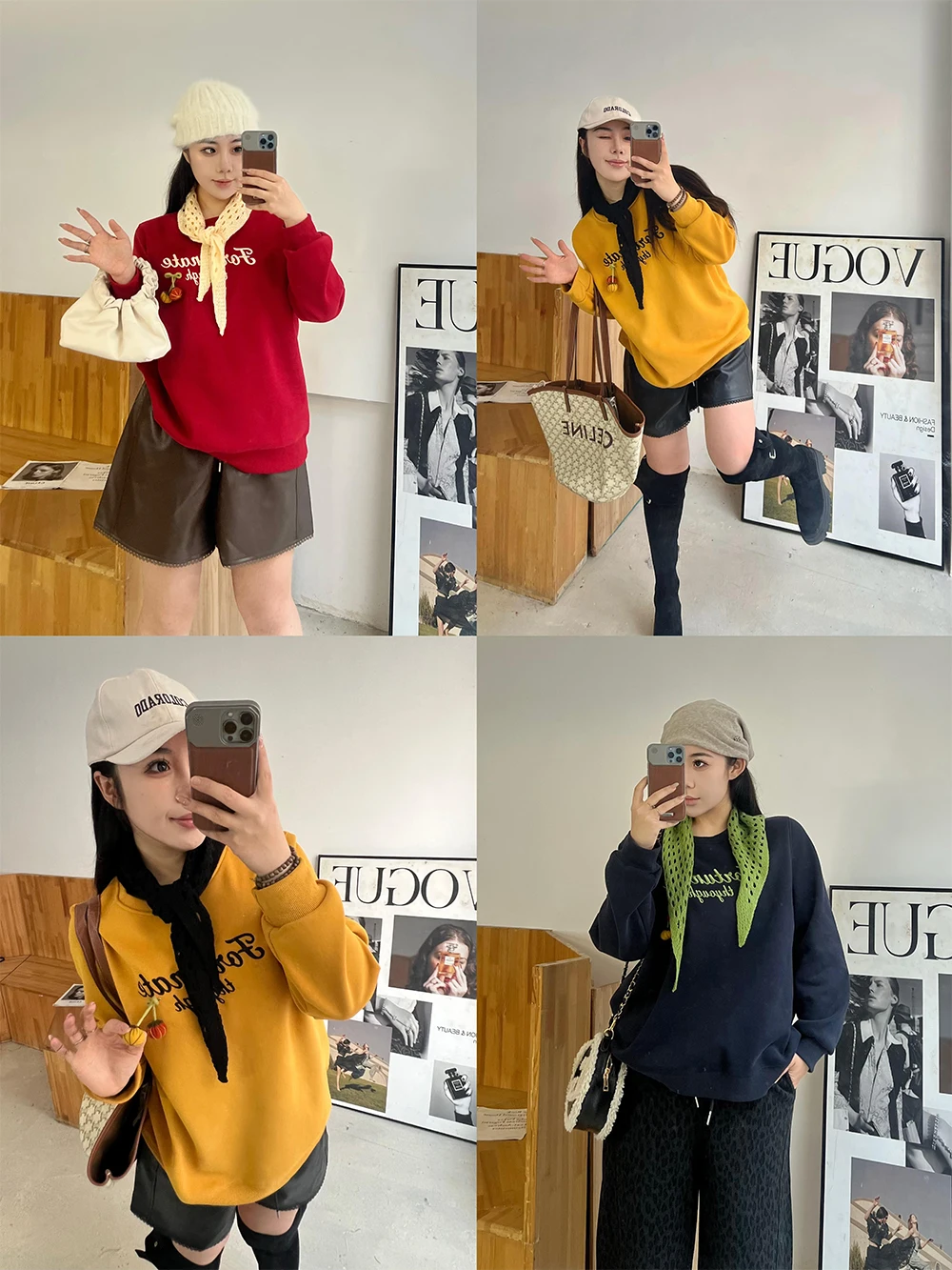 

plus Size Women's Fce Lined Casual Sweatirt Color Blo Design High Weight Comfortable Fit Spring Faion Ladies Hoodie