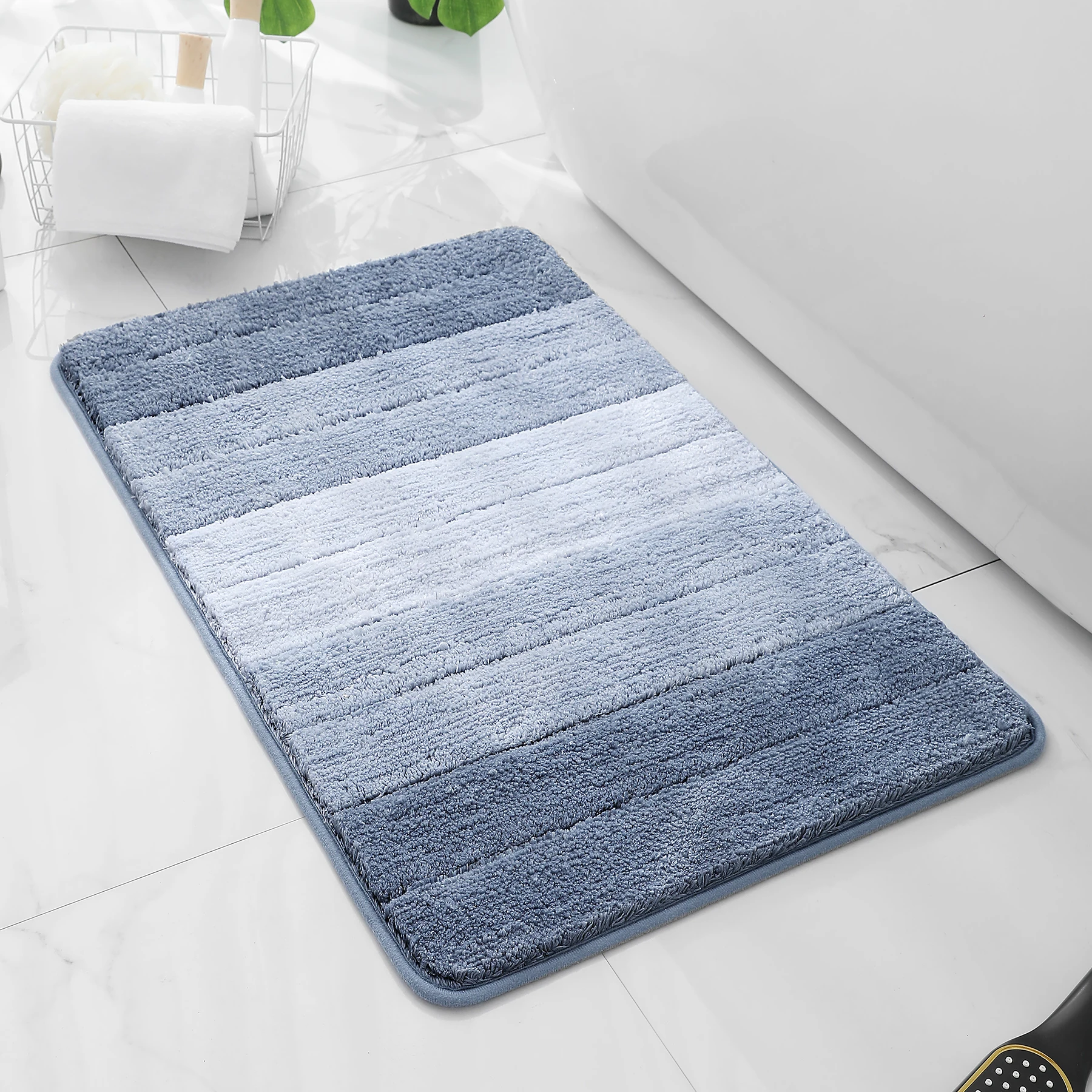 Dark gray bath mat,modern bathroom mat,indoor carpet anti slip absorption bath mat,suitable for shower decoration mat,kitchenmat