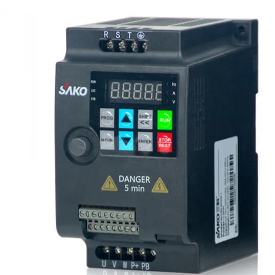 VFD Variable Frequency  Drive Converter inverter 220v 380v 0.75KW 1.5KW 2.2KW 4kw 5.5kw Motor Speed Controller-Sako