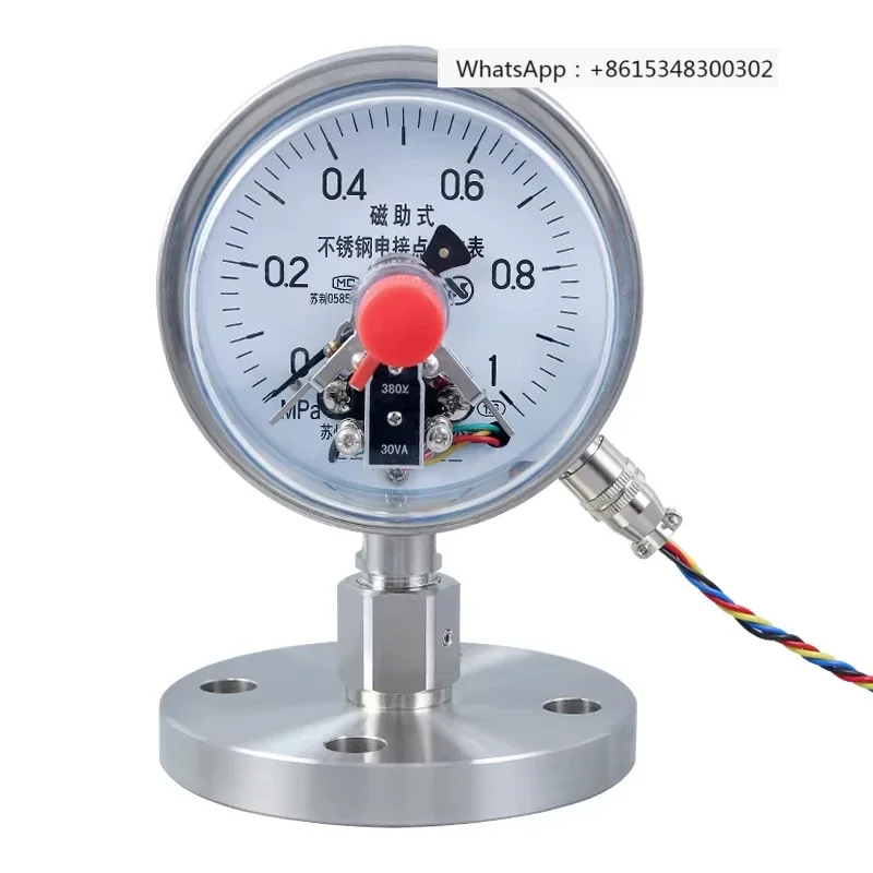 

YTPXC-100BF-MF DN25 single flange diaphragm electric contact stainless steel diaphragm electric contact pressure gauge