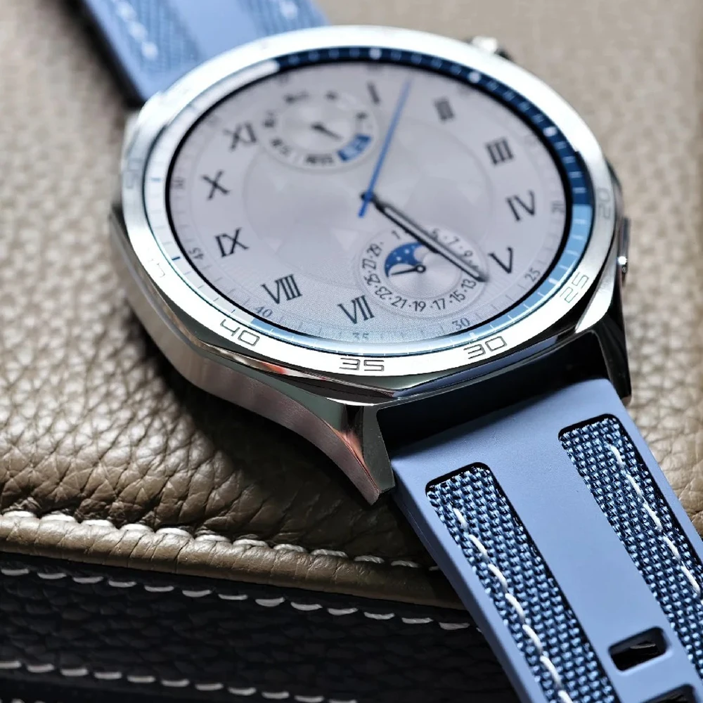 ساعة ذكية من نوع HUAHUAHUAGE-GT 5 ، شاشة ملونة AMOLED ، متتبع اللياقة البدنية ، مراقب الصحة ، ساعة رياضية ، عمر بطارية لمدة أسبوعين