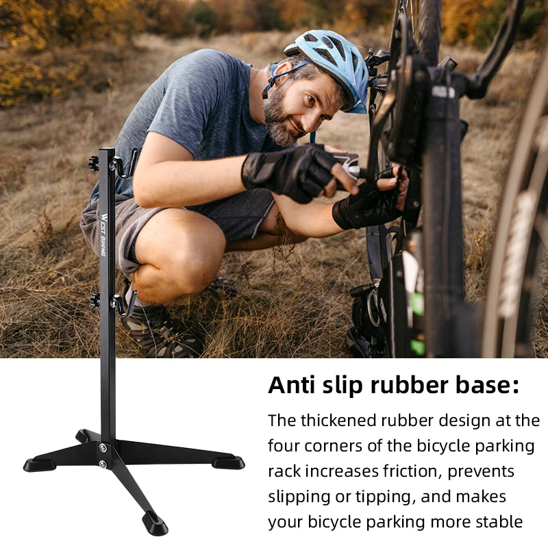 Bicycle Parking Rack Stand For MTB Road Bike Indoor Garage Storage Bike Adjustable Hight Bike Maintenance Stand Repair Frame