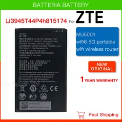 오리지널 교체 배터리, ZTE MU5002 MU5001 Wifi 5G Wifi 6 휴대용 무선 라우터 배터리, Li3945T44P4h815174