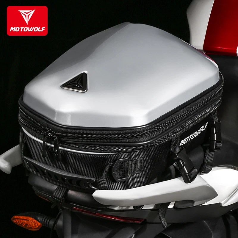 Motorbike Tail Bag Motorbike Large Capacity Rider Bag Helmet Fuel Tank Bag Motorcycle Equipment