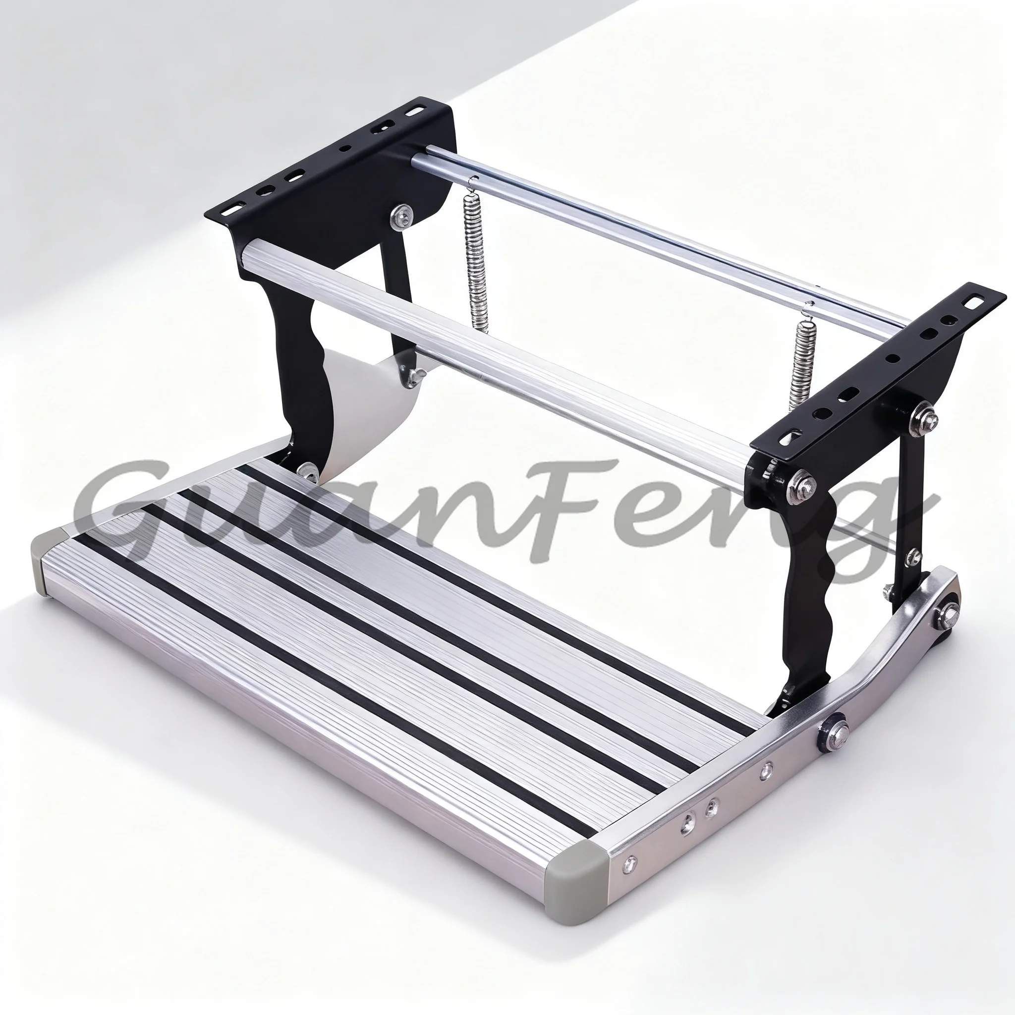 marchepied-retractable-pliable-manuel-en-alliage-d'aluminium-pour-camping-car-et-caravane