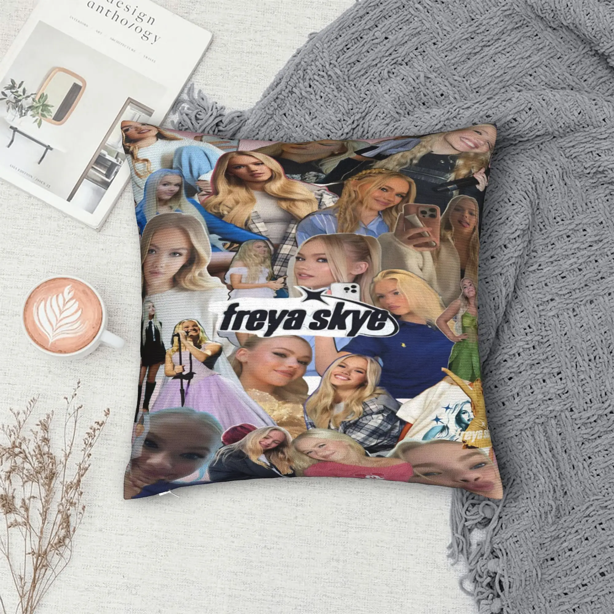 Freya Skye Singer Tour 2026 Pillowcases Merch Printed Cushion Cover  Pillow Covers Home Decorations Square Multiple Sizes