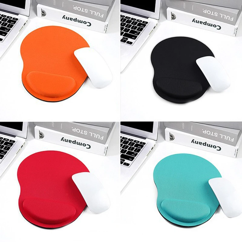 1 Pcs EVA Mouse Pads With Wrist Color Mat For Computer Gamer Laptop Table Non-slip Mouse Pad Custome Wristband Soft Mousepad