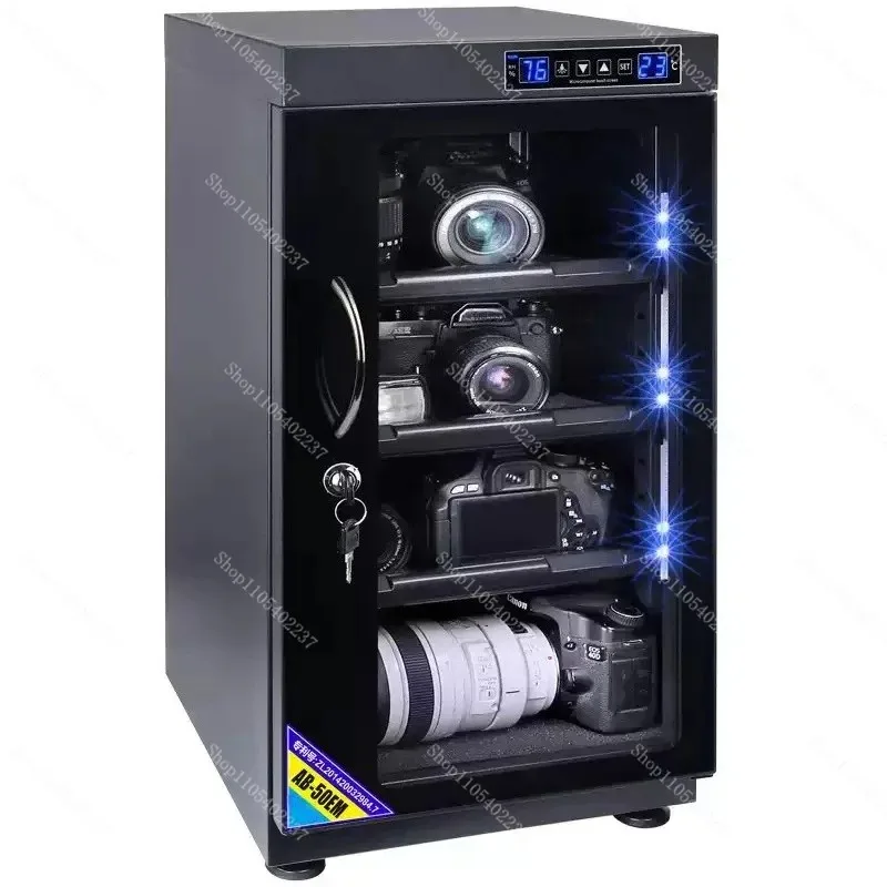35L/40L/50L Electronic Dry Cabinet for Camera Lens Stamps Moisture Proof Storage Box Professional Photo Equipment Dehumidifier