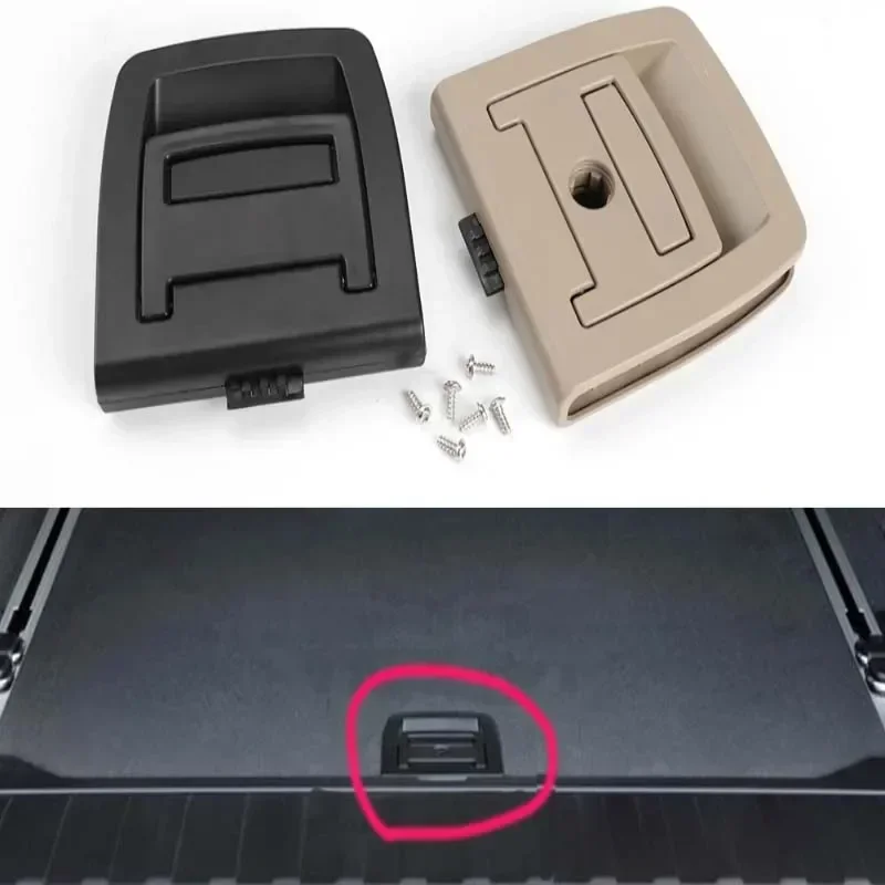 Car Trunk Bottom Plate Blanket Handle Spare Tire Cover Lock 51477267484 51477267483 51477267484 Apply To F15 F16 X5 X6 Car Parts