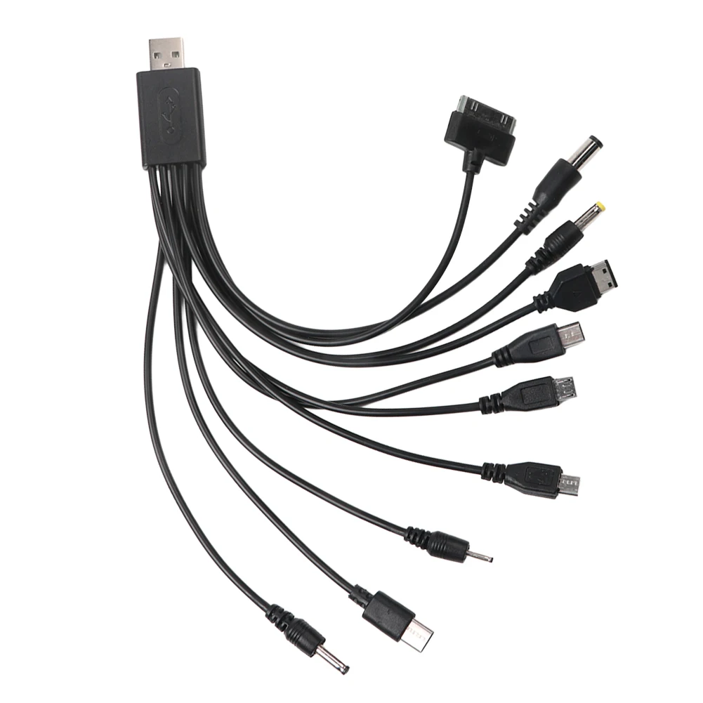 Universelles 10-in-1-Micro-USB-Multi-Ladegerät, USB-Kabel für Mobiltelefone, Kabel für KG90, Sony Phone, SAMSUNG Tablets, digitales Gerät – Detail 8