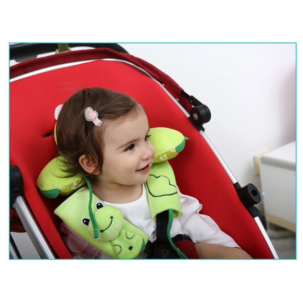 2Pcs Safety Shoulder Pads for Stroller Universal Fit Adjustable Strap Covers Soft Skin-Friendly Protection