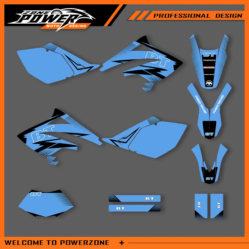 

Powerzone Graphics For Beta RR50 2006 2007 2008 2009 2010 RR 50cc Decals Stickers Motorcycle Background Custom 02