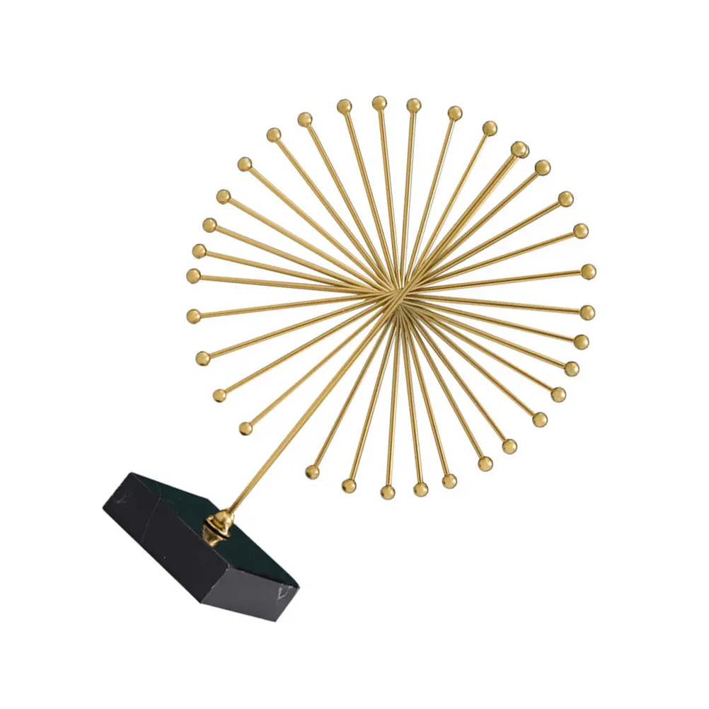 1Pcs Iron Home Decor Adornment Creative Table Ornament for Study Room Living Room Bedroom Office Low Key Luxury Interior Design