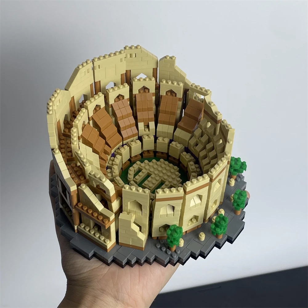 Roman Colosseum Micro Mini Building Blocks Toys : Engaging Construction Kit - Perfect Gift for History and Model Builders toys