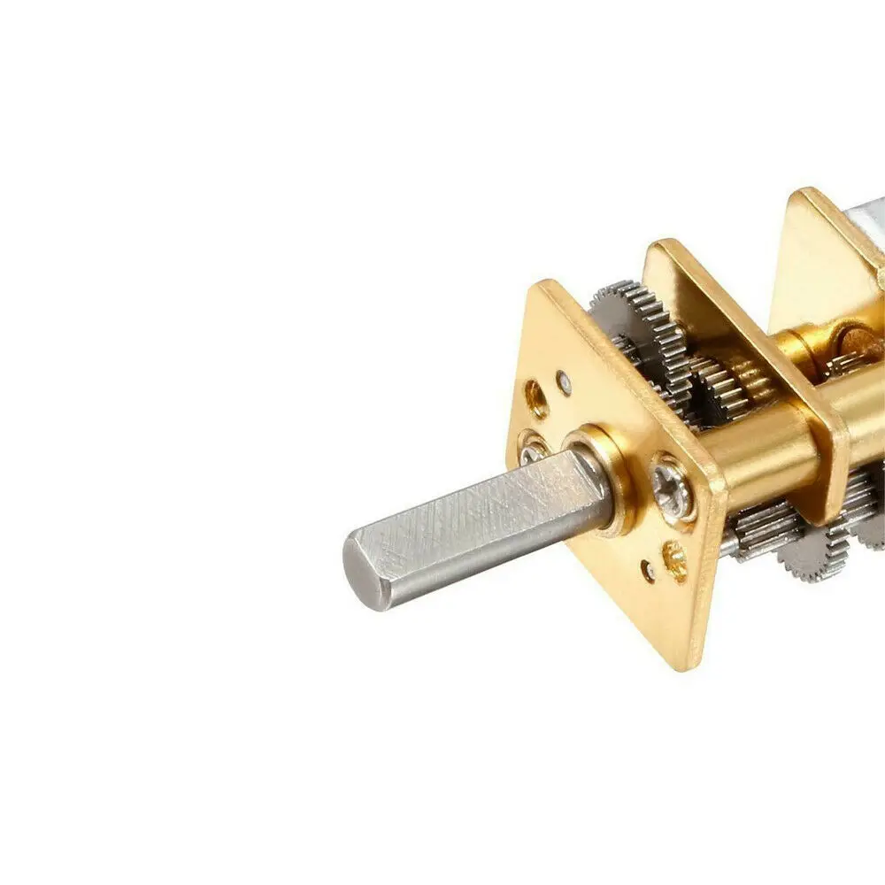 5 قطعة/المجموعة مايكرو البسيطة N20 موتور تروس تيار مستمر 3 فولت-6 فولت 5 فولت 60 دورة في الدقيقة سرعة بطيئة كامل علبة التروس المعدنية المخفض المحرك الكهربائي لتقوم بها بنفسك لعبة