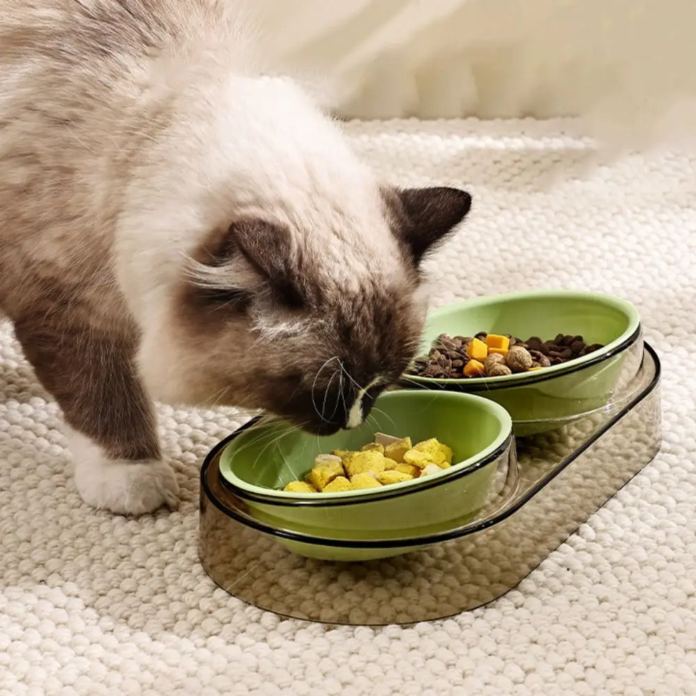 반려동물 고양이 먹이 공급기, 높이 조절 가능한 이중 그릇, 고양이 개, 물그릇 접시, 높이 조절, 먹이 공급, 새끼 고양이 용품