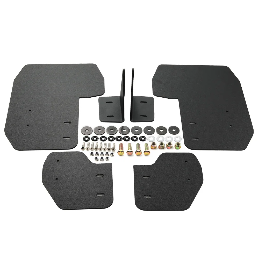 

High Quality 2Pieces Black Mudflaps Mudguard Front Rear Exterior Parts For Honda TALON 1000